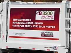 SB8200 Split-Body Side Loader 8000 Family Series Body Panels